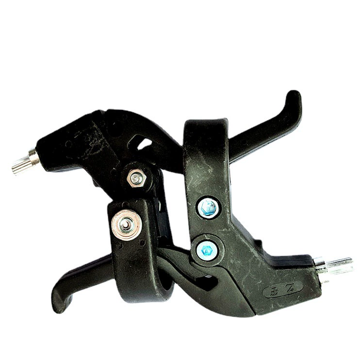 Педаль тормоза V-образной пробы V‑brake lever, универсальная посадка Ø22.2 мм, пластик + железо, красочная пара