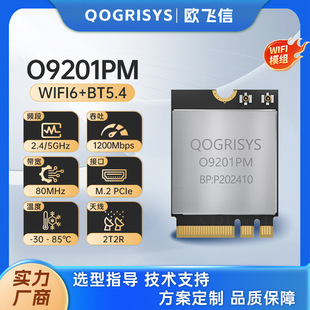 Wuqi Manufacturer Directly Supplies Wifi Module Wq9201 2T2R Wifi6 1200m, Supports 5m 10m Narrowband