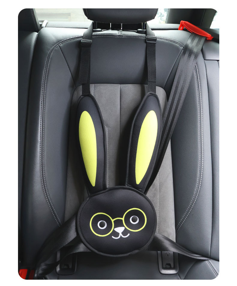 Children's Special Sleeping Aid, Safety Belt Neck Pillow, Cute Anti-Neck-Strangling Car Headrest, Car Interior Accessories
