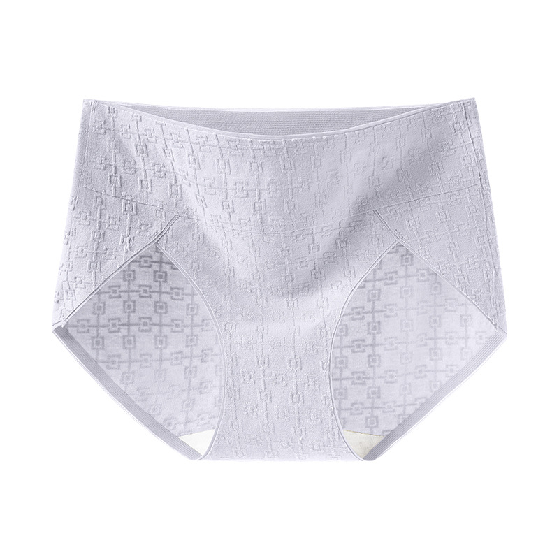 Ropa interior de abdomen de algodón puro para mujer entrepierna antibacteriana de algodón puro para niñas de cintura alta sin costuras y transpirables bragas de talla grande