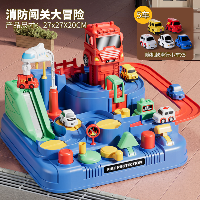 Fire edition [large size] adventure + 5 cars (e-commerce box)