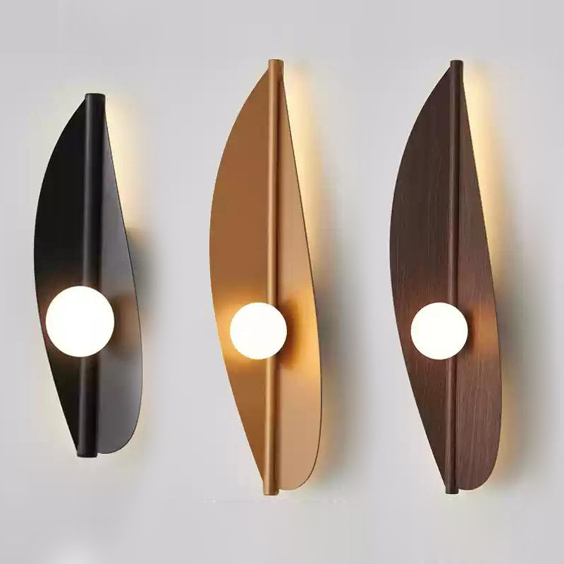 wall modern black golden sconce for bedroom