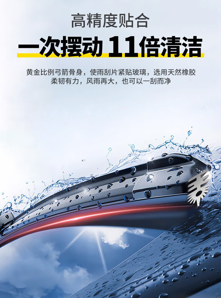 GAC special frameless wipers 11-layer wipers for Trumpchi GS4, Legend GS5, GS3, GA4, M6, GS8, Shadow Leopard, GS7