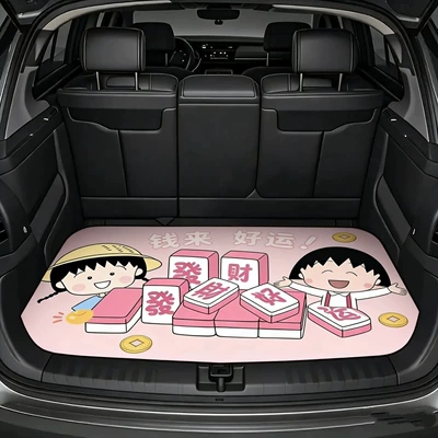 Velvet Floor Mat, Avtomobil döşəmə paspasları - money-brings-good-luck-universal-75100cm-crystal-velvet