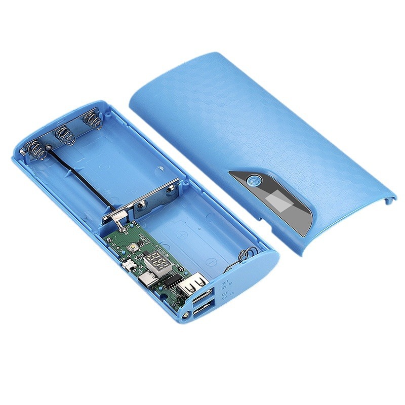 Transfronteriza de soldadura libre de 5-sección móvil Shell Kit Digital Display 18650 caja de la batería tesoro de carga de anidación de BRICOLAJE