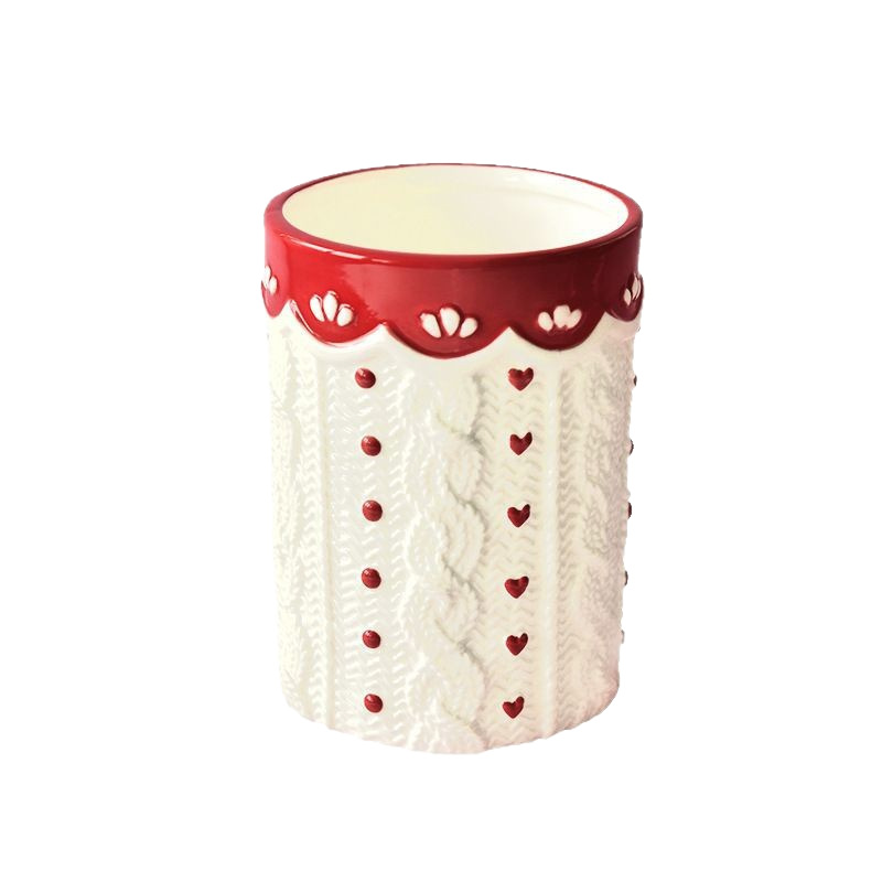 Amazon cerámica en relieve herramienta de enchufe de cocina contenedor a prueba de humedad a prueba de quemaduras estratificado hermoso fácil de limpiar
