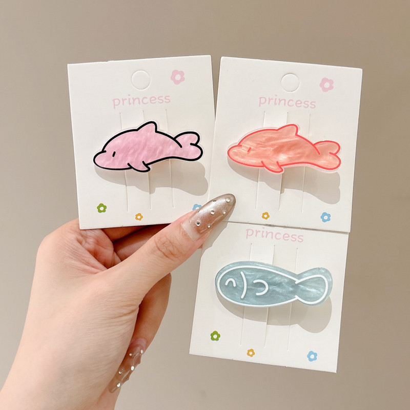 2025 verano pasador de cabello de dopamina colorido lindo frente dulce brocas de cabello rotas no lastimas brocas de cabello adornamientos para el cabello