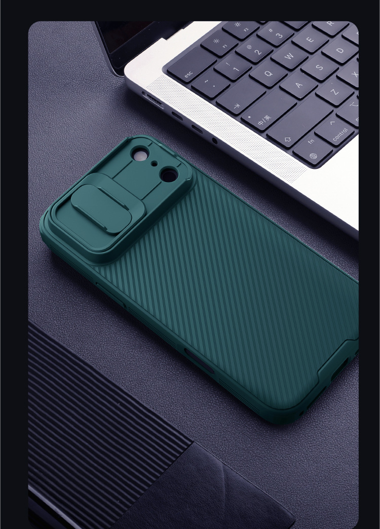 Ốp lưng Nillkin chống nhìn trộm, trượt che ống kính cho iPhone 17 Pro Max — Gương đen PRO Đen, Gương đen PRO Xanh, Gương đen PRO Titan Xám, Gương đen PRO Vàng chi tiết 13