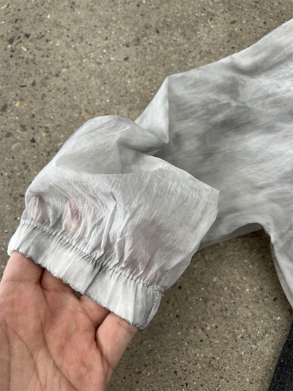 Summer new boys' and girls' lightweight tie dye hooded outerwear, children's ink sunscreen skin, air-conditioned_voghion.com