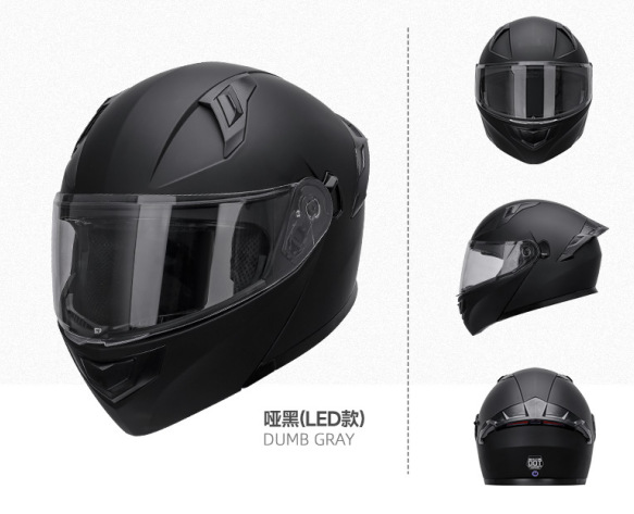 LED tail light motorcycle helmet, unisex open-face helmet for motorcycles and electric vehicles, women's all-season safety helmet