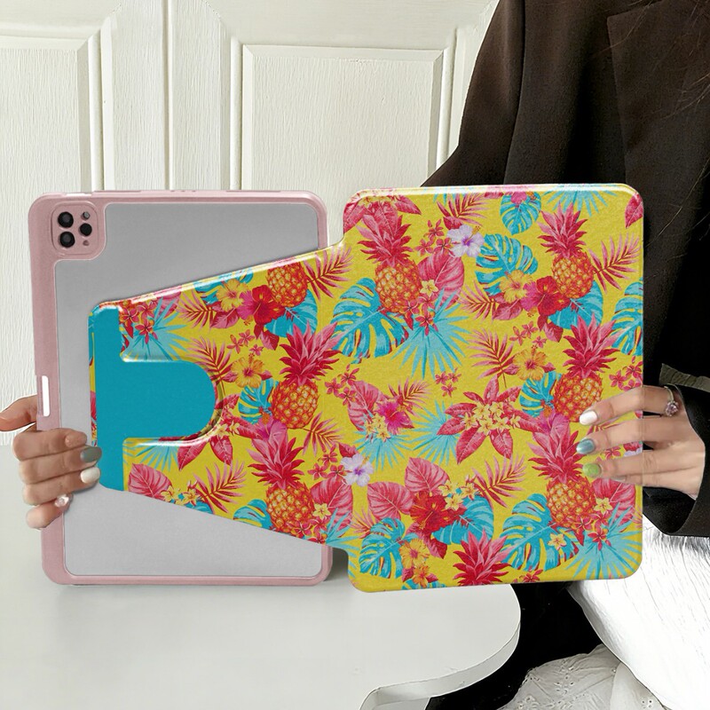 Suitable for Samsung Tab S10/S10+/S10U Rotating S9/S9Plus Case A9 8.7 with Pen Slot A9Plus
