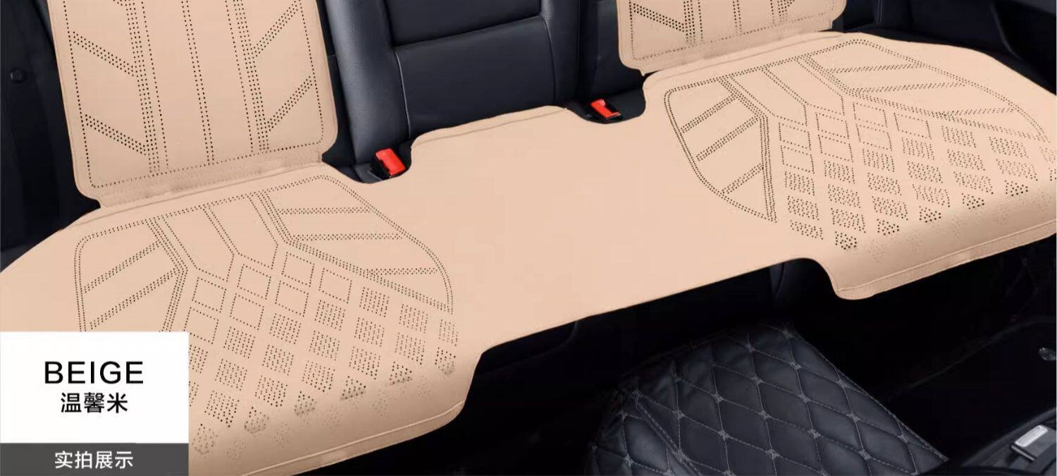 Suitable for 2026 car seat cushions, universal for all seasons, suede leather seat cushion, high-end saddle pad, suede seat cover for summer