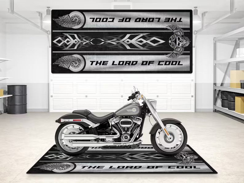 Cross-Border Motorcycle and Motorcycle Special Display Carpet Floor Mats Are Stain-Resistant and Easy to Care for Household Bedside Blankets Ready for Wholesale