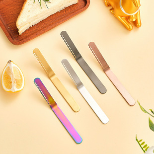 Amazon new 304 stainless steel butter knife cheese knife butter scraper bread sandwich jam spatula