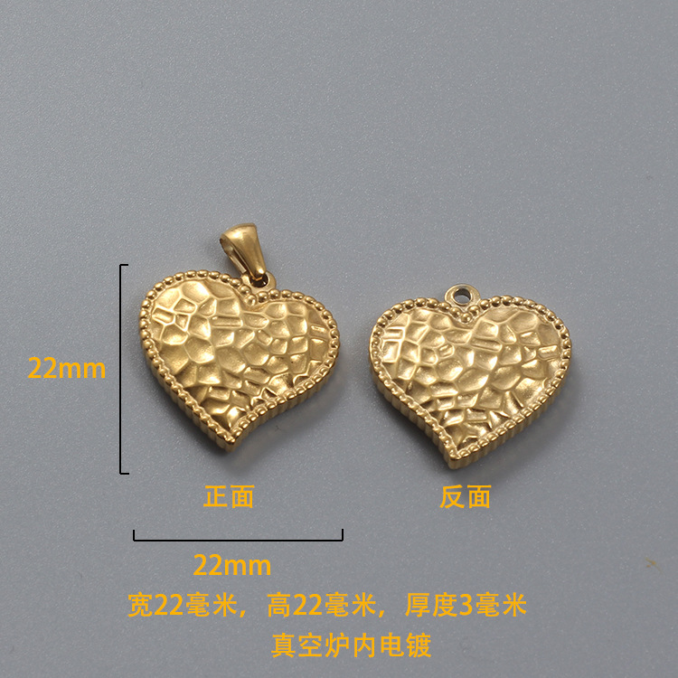 1 Piece Stainless Steel Heart Shape display picture 20