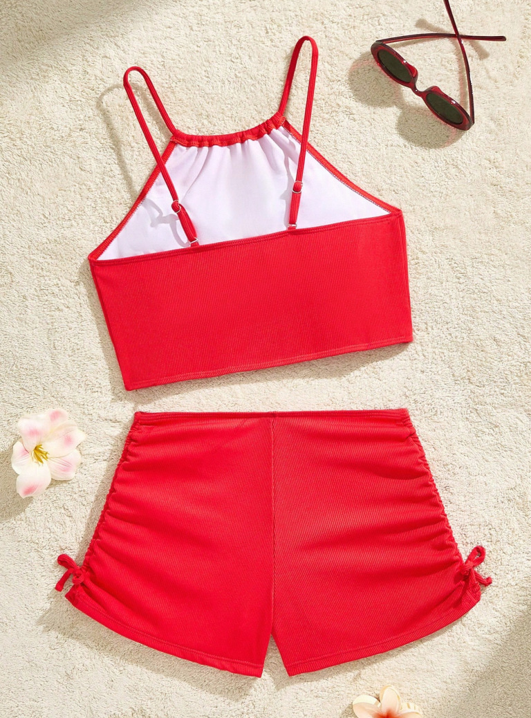 Damen Zweiteiliger Bikini Für Das Thermalbad Sportliche Bademode_voghion.com