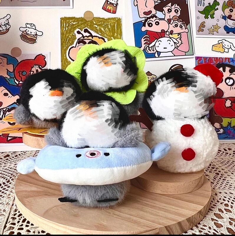 かわいい四季ペンギンぬいぐるみストラップバッグ人形キーホルダー女の子プレゼント玩具萌え|undefined