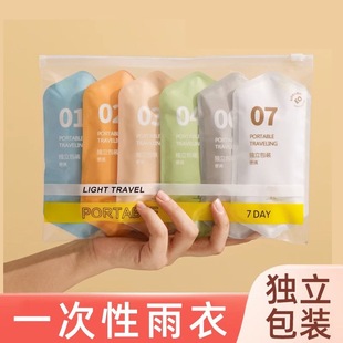 Disposable Card Raincoat Long Full Body Transparent Thickeneded Rainproof Summer Adult Portable Raincoat Kidsren's Waterproof Clothing