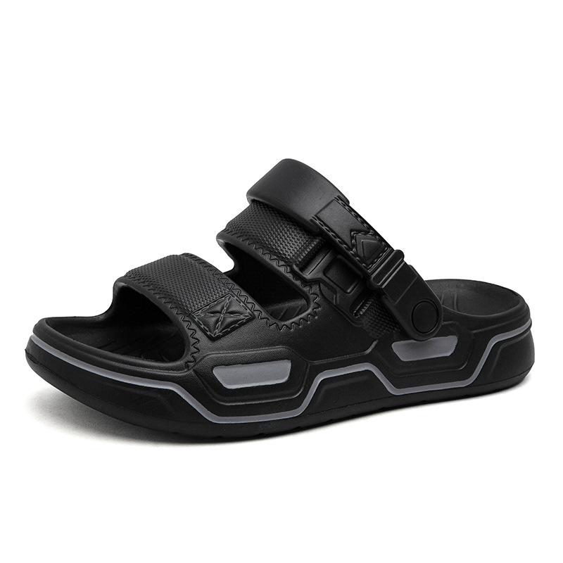 Zapatillas de verano al aire libre para hombres, zapatillas deportivas antideslizantes y resistentes al desgaste para conducir en playa.