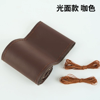 Steering wheel cover — hair - no-holes-in-the-first-layer-of-coffee-38cm