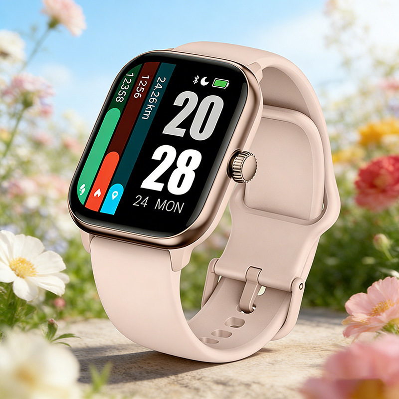 Cross-Border Gtx10 Smart Watch Bluetooth Call Voice Assistant Heart Rate Sleep Monitoring Outdoor Sports Watch