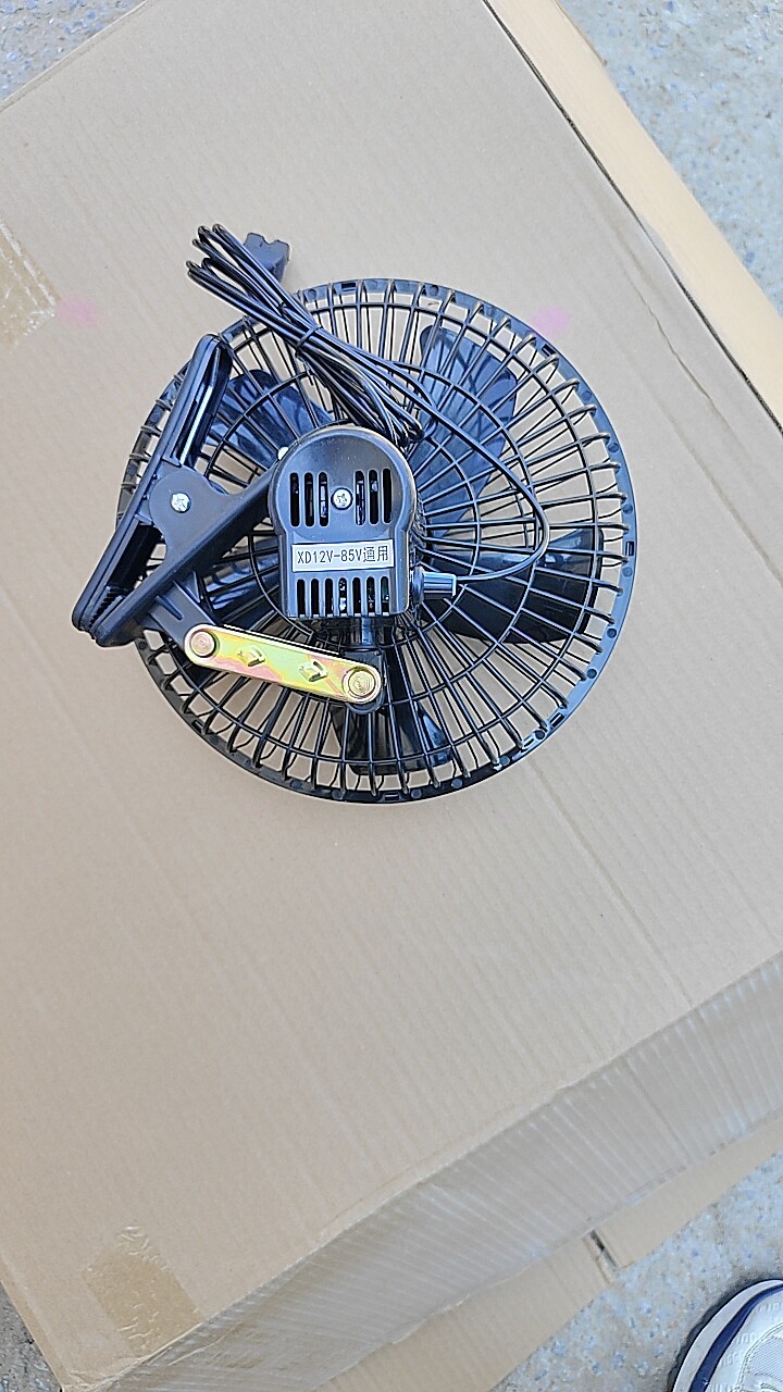 Electric Vehicle Fan 12V-85V Universal Car Electric Fan Tricycle Fan Outdoor Stall Small Fan 48V60