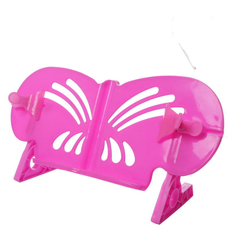 兒童書架閱讀架幼兒學前小學生預防近視書夾看書架伸縮讀書架批發