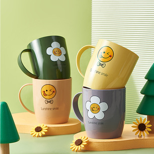 New factory direct supply small chrysanthemum wash cup cartoon cute Daisy mouthwash Cup toothbrush cup toothbrush cup wholesale