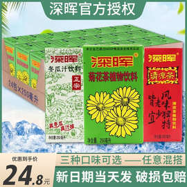 【破损包赔】菊花茶250ml*24盒装冬瓜茶植物清凉茶整箱