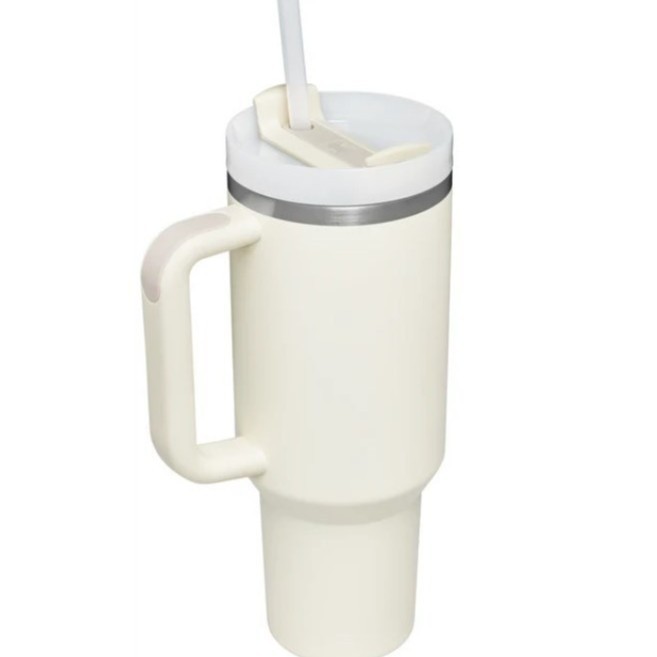 Vaso térmico de 40oz con asa segunda generación | Taza doble capa con tapa, popote y LOGO personalizado al por mayor