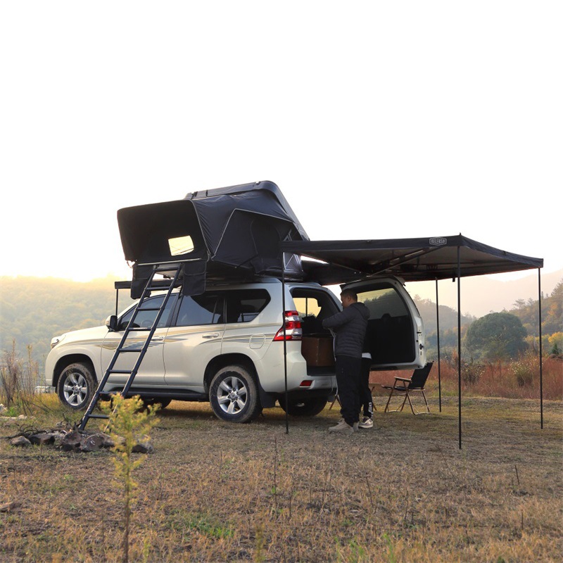 Outdoor Fully Automatic Roof Tent Suv Car Off-Road Vehicle Car-Mounted Rv Self-Driving Tour Abs Hard Shell Foldable