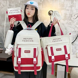 中大学生书包;休闲背包;通用双肩背包