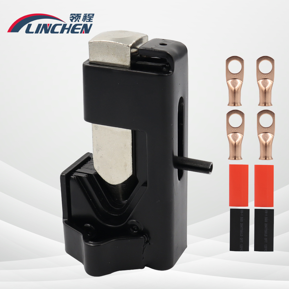 AWG端子压接工具 手动压线钳 落锤式压接钳 配紫铜端子热缩管