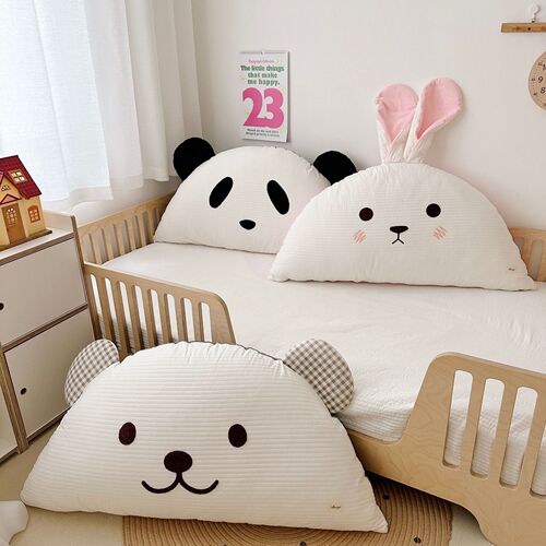 Korean Instagram quilted large backrest 100% cotton washable bed head cushion backrest dumpling pillow waist support removable throw pillow