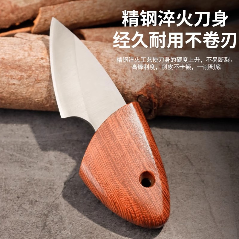 Hollywood Poplar Small Knife Outdoor Portable Fat Pig Camping BBQ Knife Kitchen Home Use Mini Express Fruit Knife