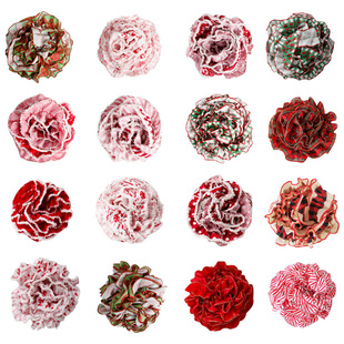 Thimeth Christmas Tree Decoration Ribbon Classic Red Black Pig Party New Year Pleated Ribbon