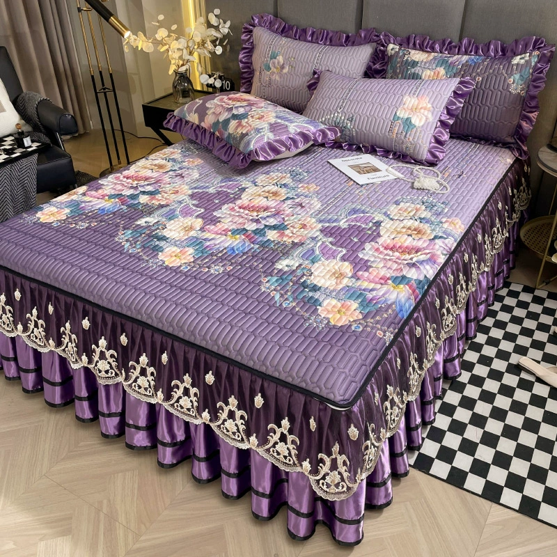 Матрац? Actually input: "Mat, set, silk removable bedspread, European style, 3 piece set"