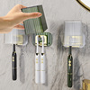 Light extravagance toothbrush Shelf TOILET Punch holes Wall mounted Cups suit Brushing Cup Tooth-cylinder Storage Shelf