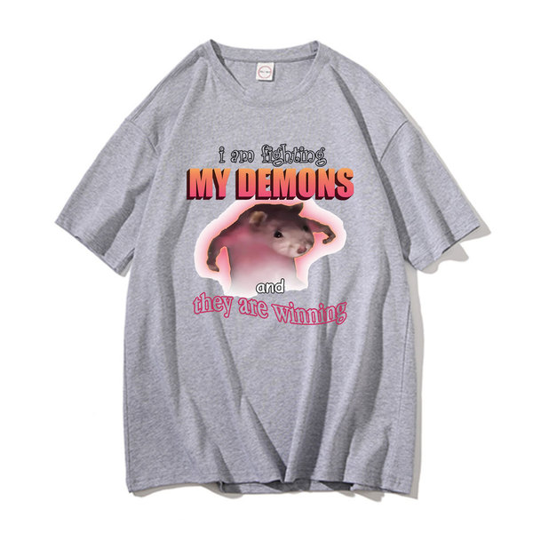 Men's women's cute T-shirt for leisure