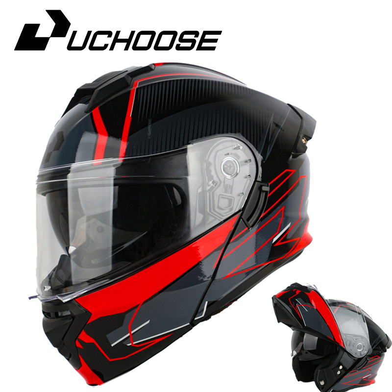 Casco de motocicleta, casco de exposición, ala de cola grande, certificación 3C, unisex, mandíbula desmontable, 3C, ciclismo completo