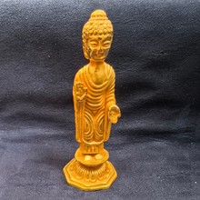 仿古做旧厂家批发金佛阿弥陀佛像供奉摆件铜鎏金工艺品摆件