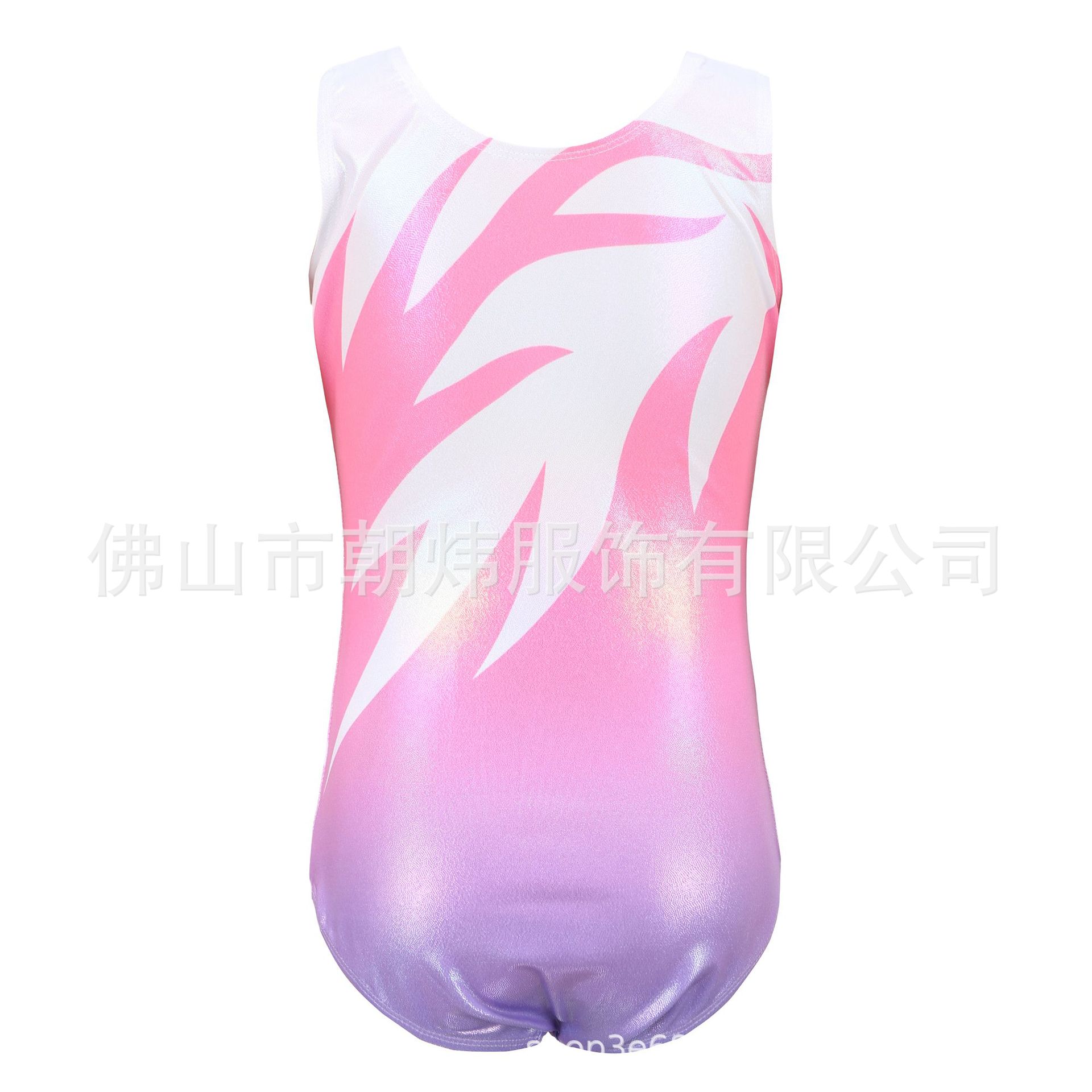 Ropa de gimnasia bronceado niñas ropa de gimnasia ropa de baile de niños ropa de rendimiento medias ropa de práctica de los niños