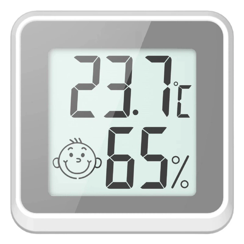 Новый мини-измеритель температуры и влажности с переключением температуры, электронным дисплеем температуры и влажности автомобиля, измерением температуры и влажности