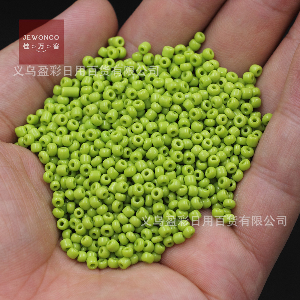 3mm light green imitation porcelain sexy beads