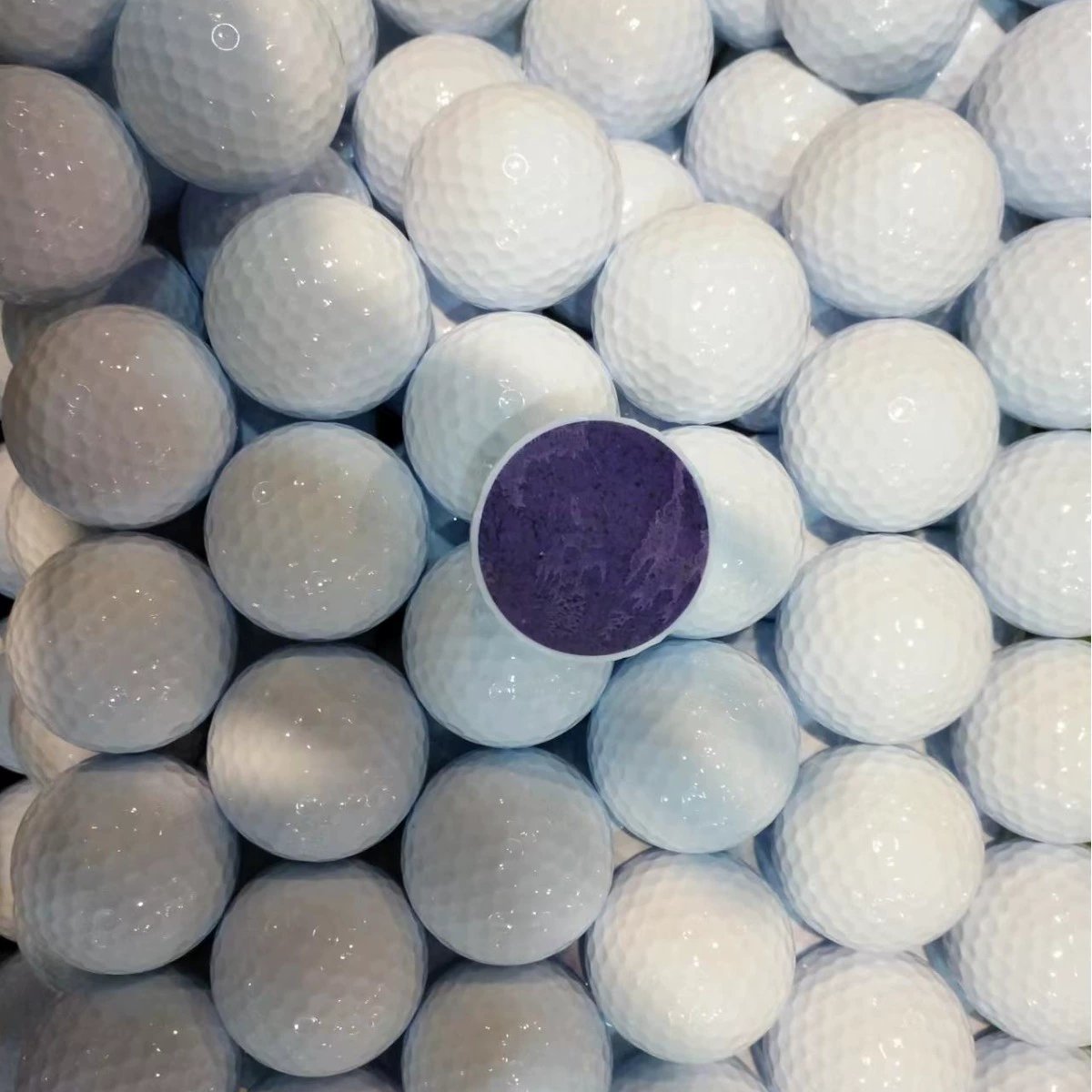 Фабрика прямые поставки ГОЛЬФ двойной слой конкуренции мяч двойной слой пустой логотип для печати