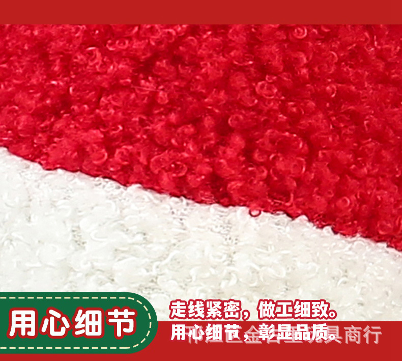 Cross-Border New Product Candy Cane Pillow 3D Candy Plush Pillow Cushion Creative Christmas Decoration Candy Pillow Wholesale