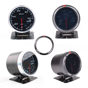 Avtomobil cihazı 2.5inch rəngli Defi su temperaturu turbo çoxfunksiyalı göstərici