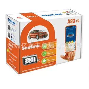Starline A93 V2 2Can+2Lin Eco Version, Russian Anti-Theft System, Does Not Include Gsm/Lte