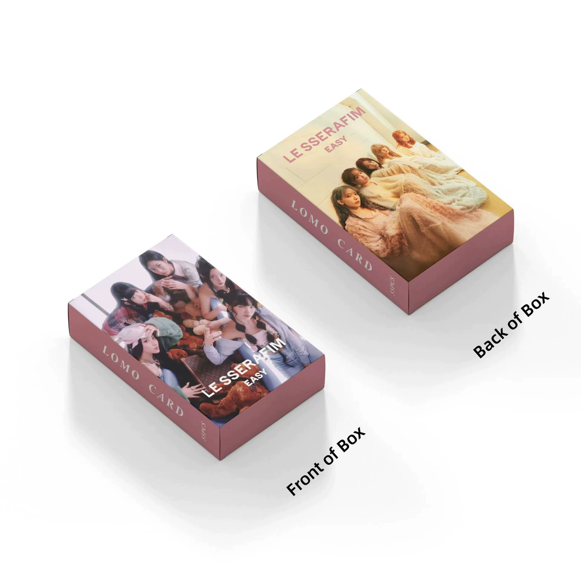 55 Le Sserafim Фотоальбом Card Easy Lomo Маленькая вишня цветок