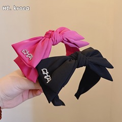 [Actual Shoot] 2024 New Product - Large Double Bow Colorful Texture Stylish Hair Clip for Women